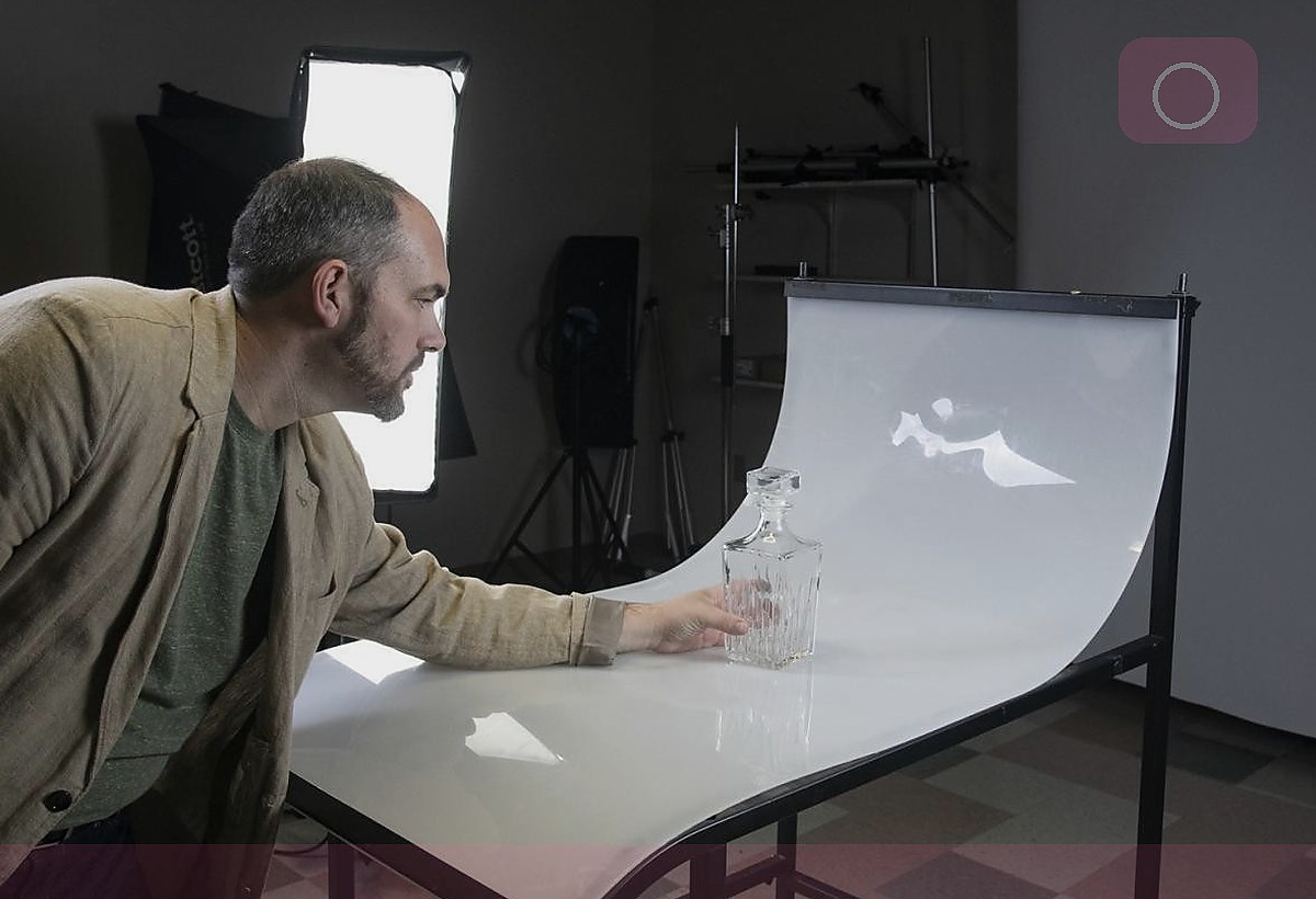 professional photoshoot studio scene